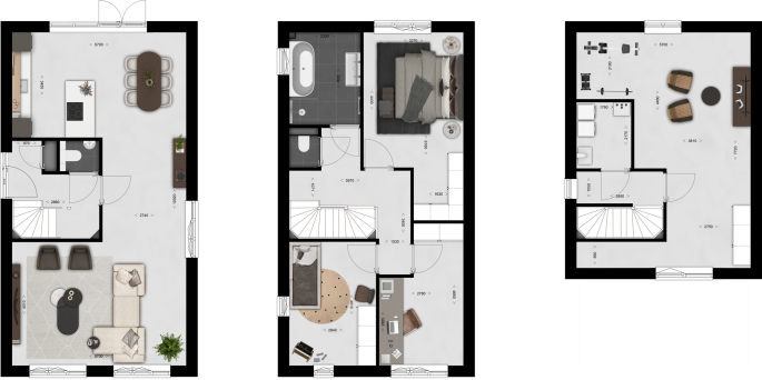 Eikenstein, Vrijstaande woningen, Zeist
