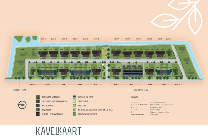 Torensteepolder Vrije Kavels De Dreef, Numansdorp