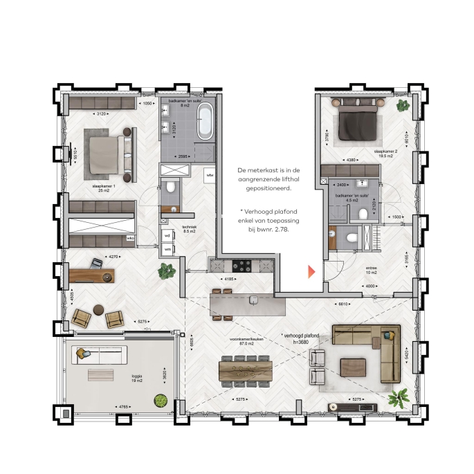 Eureka! Central | Laatste 7 appartementen!, Eureka! Central - Type 2Q1, Breda