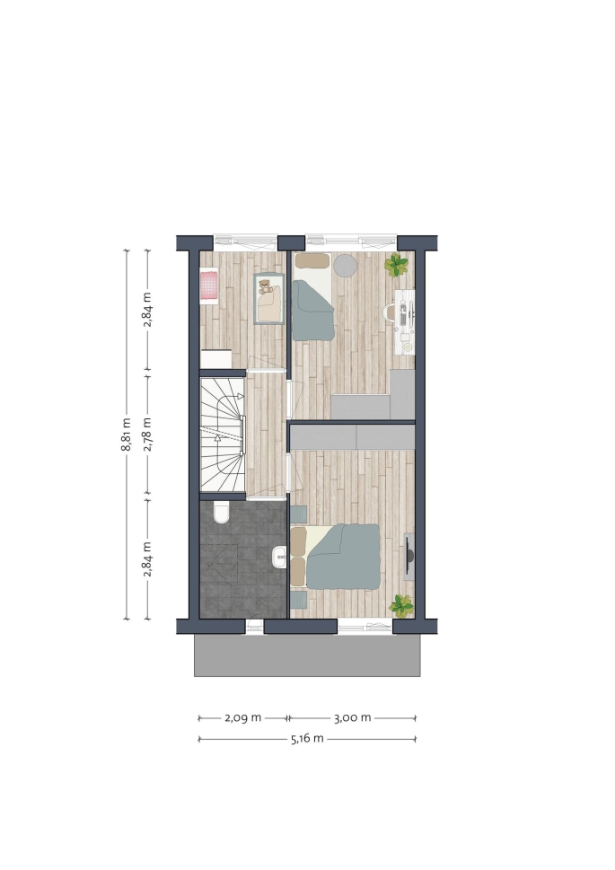 De Meyster, Banningstraat, De Meyster, middenwoningen, bouwnummer: 20, Soesterberg