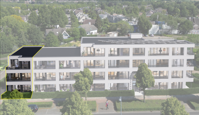 Residentie Carrefour, 19 appartementen & 2 penthouses., Residentie Carrefour type A, Geleen