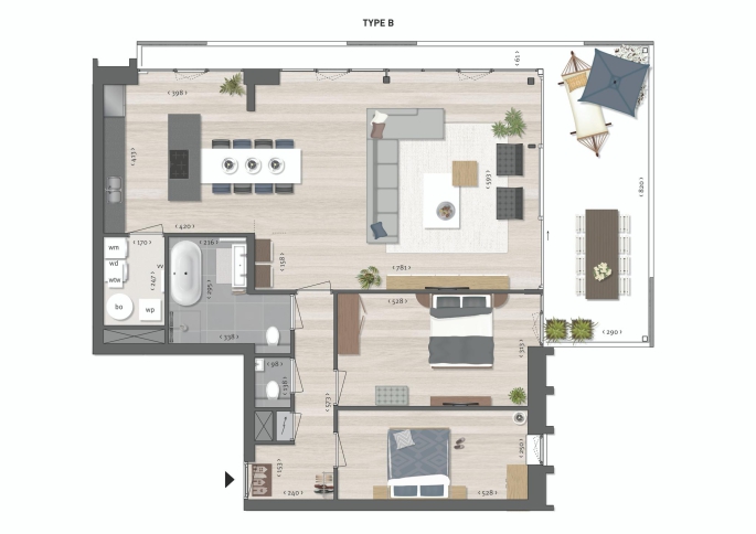 Park Marialust Remeha, 3-kamer appartementen Remeha, bouwnummer: A21, Apeldoorn